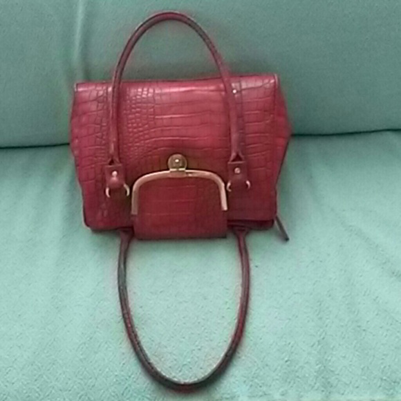 Lulu Guinness Red Bag - Picture 4 of 8